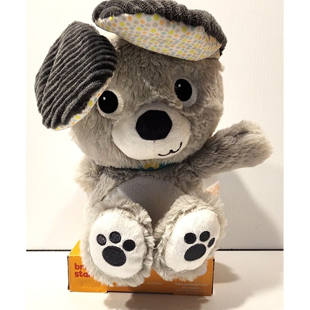 Bright‎ Starts Belly Laughs Puppy Plush  Toy Squeeze Belly for Words and Music